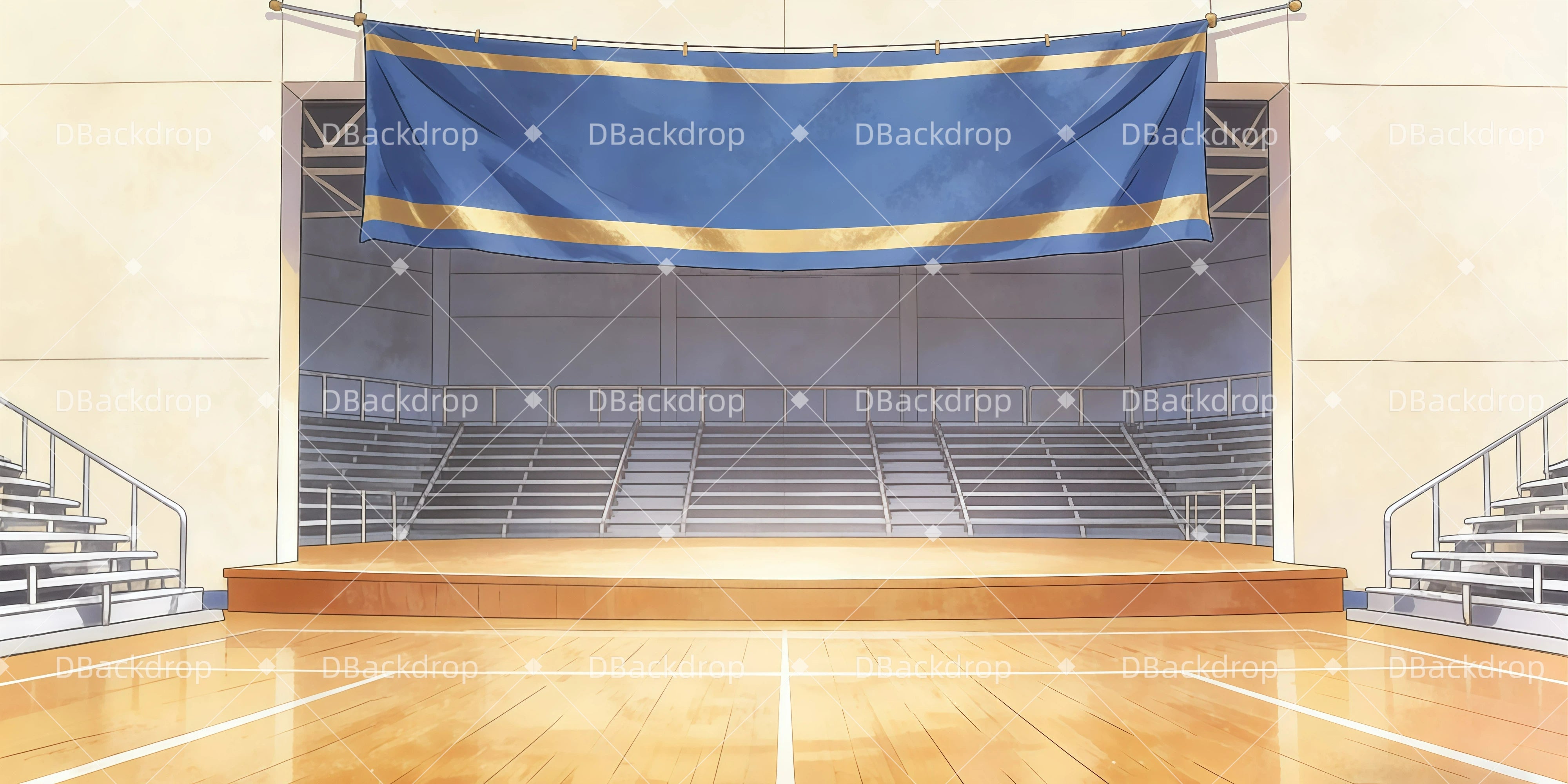 Theaterkulissen-Wettbewerb Bühnenkulissen für Schulaufführungen GQ62-T1