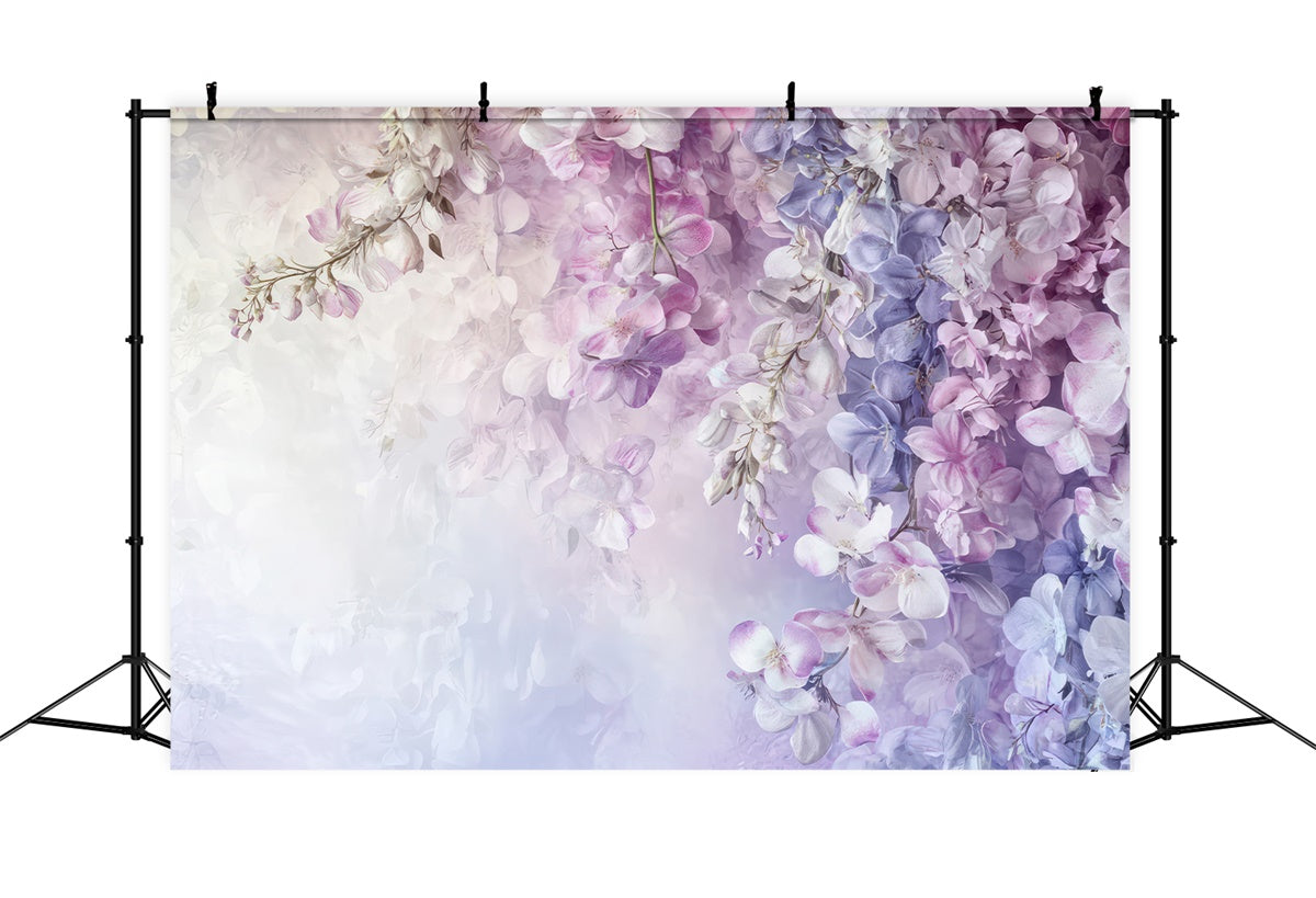 Künstlerische Backdrops Romantische Glyzinienblüten Backdrop GTY-107