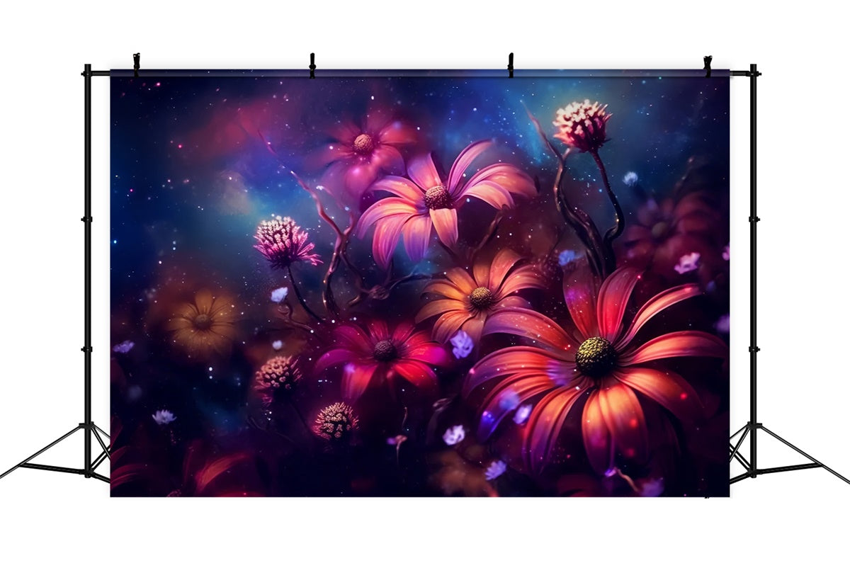 Backdrops Fine Art Mystische Mitternachtsblüten Backdrop GTY-111