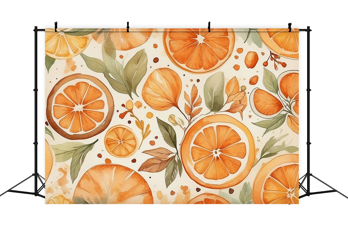Fine Art Fotografie Backdrops Frische Orange Ernte Backdrop GTY-115