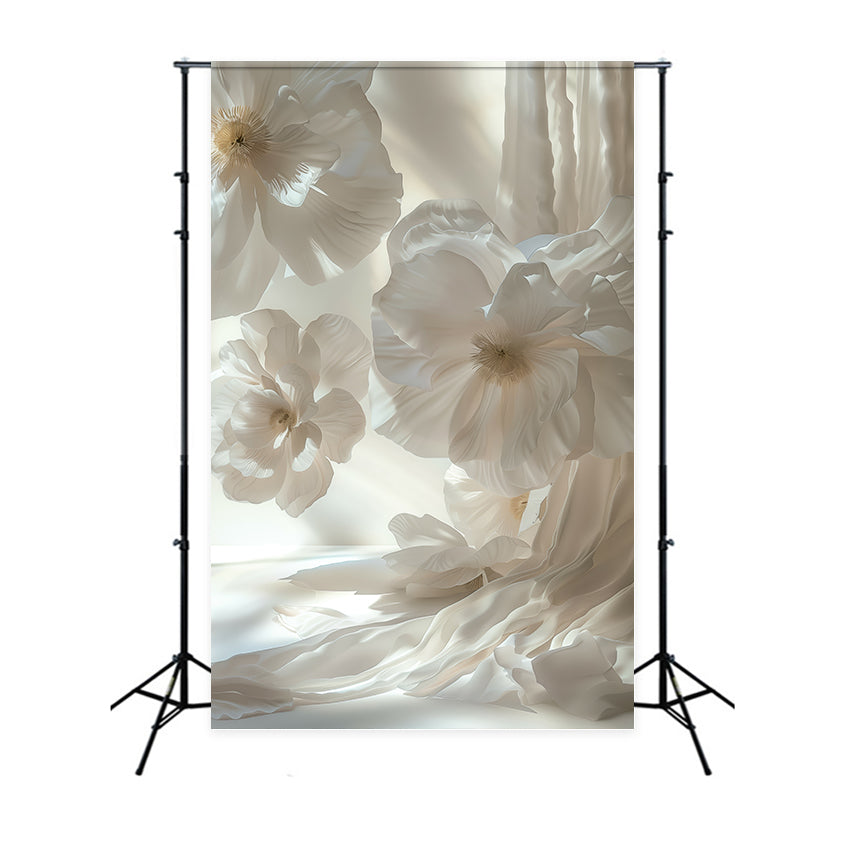 Fine Art Backdrop Anmutige weiße Blume Gelassenheit Backdrop GTY-119