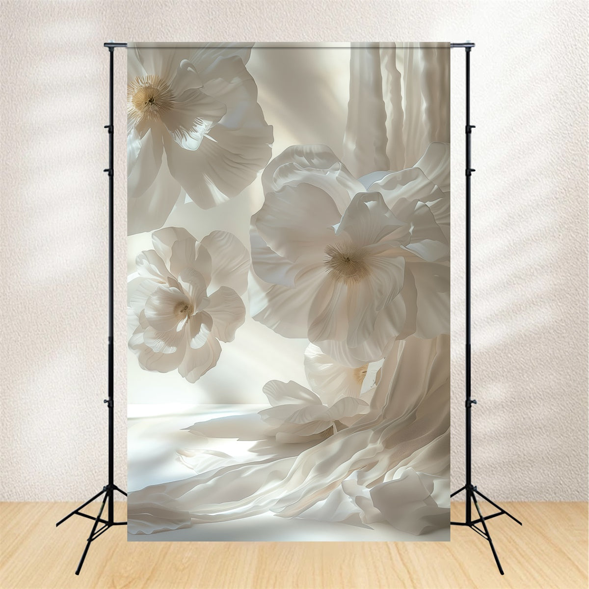 Fine Art Backdrop Anmutige weiße Blume Gelassenheit Backdrop GTY-119