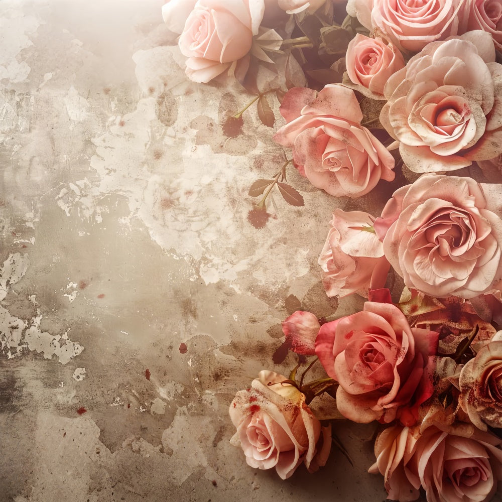 Hintergrund Kunstfotografie Rustikale Vintage Rose Textur Hintergrund GTY-60