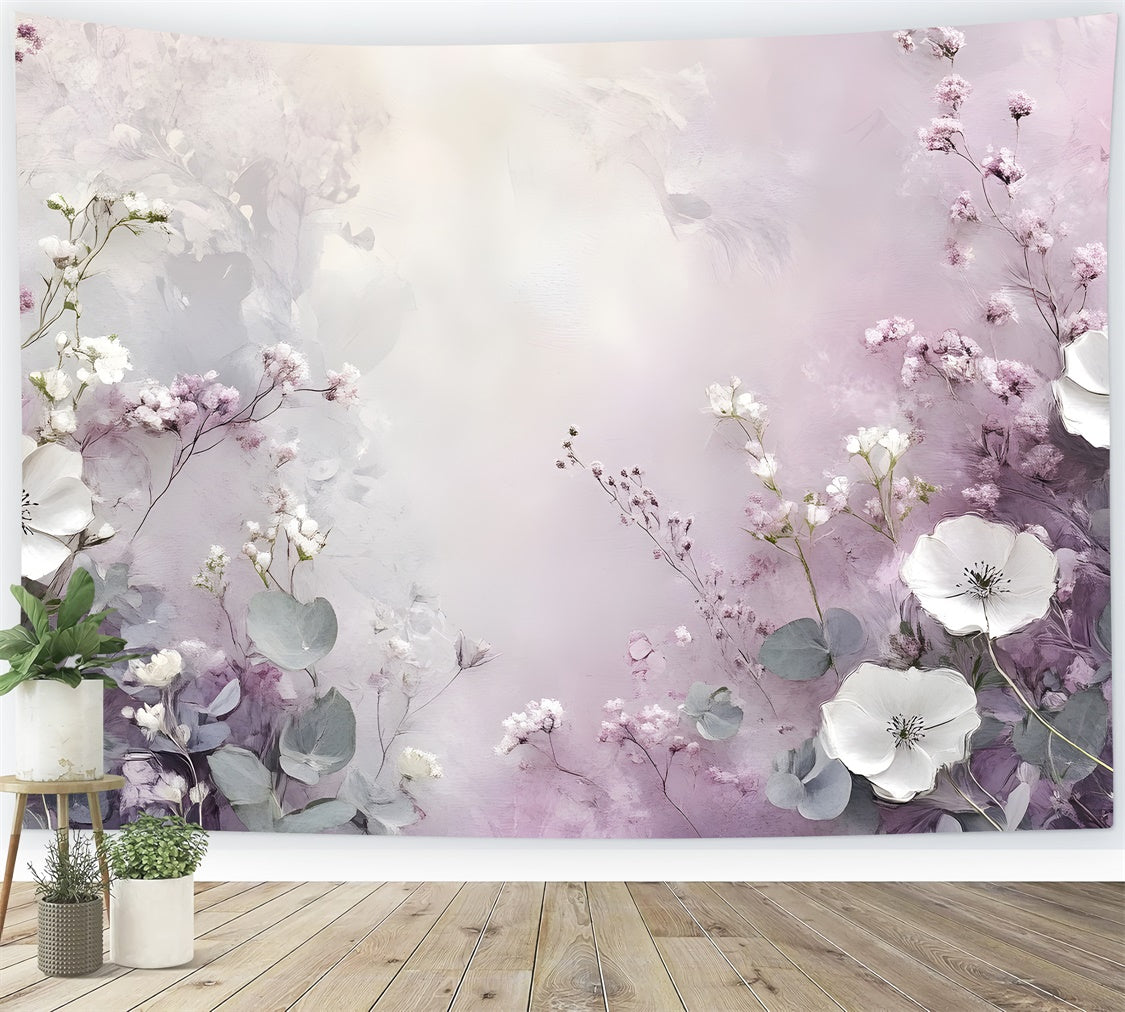 Backdrops Fine Art Lavendel Floral Dream Backdrop GTY-69