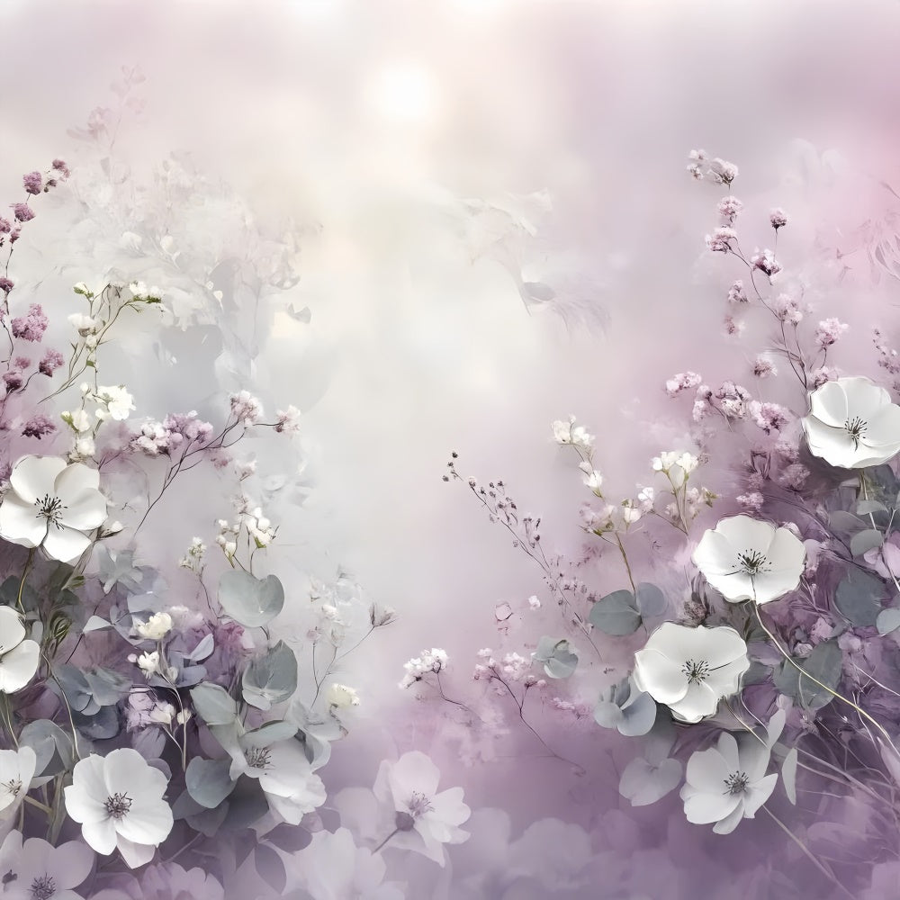 Backdrops Fine Art Lavendel Floral Dream Backdrop GTY-69