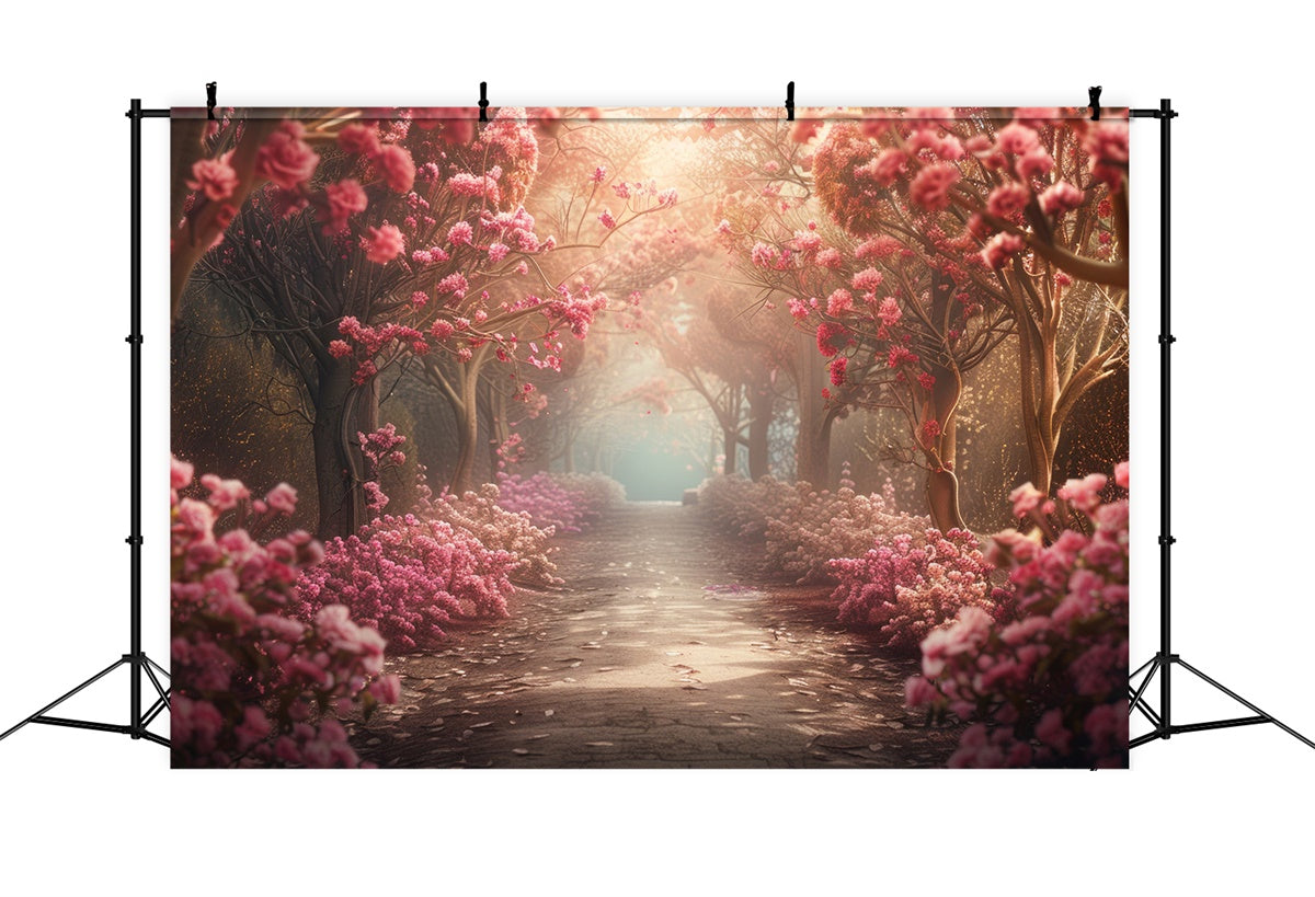 Fine Art Fotografie Backdrops Kirschblütenweg Backdrop GTY-72