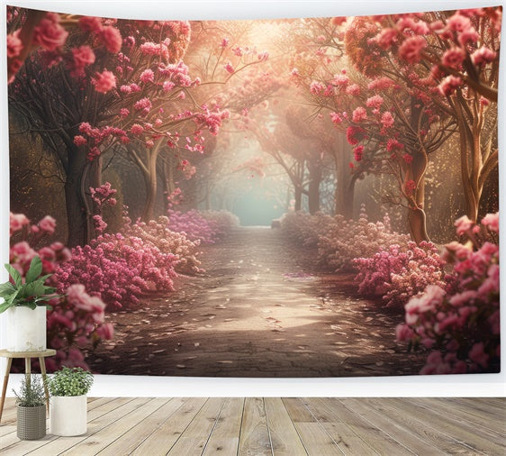 Fine Art Fotografie Backdrops Kirschblütenweg Backdrop GTY-72