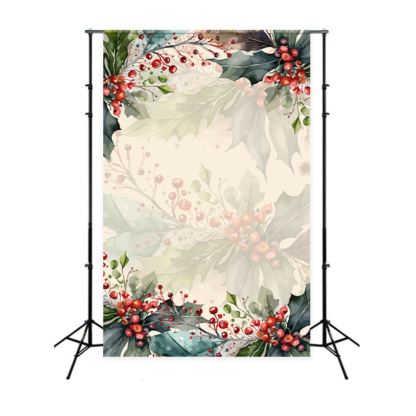 Backdrops Fine Art Festliche Rote Beeren Eleganz Backdrop GTY-79