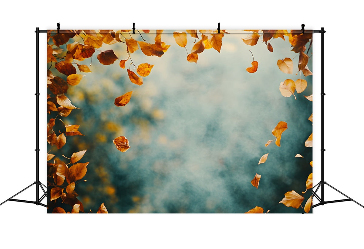Künstlerische Hintergründe Herbstblätter Dämmerung GTY-87