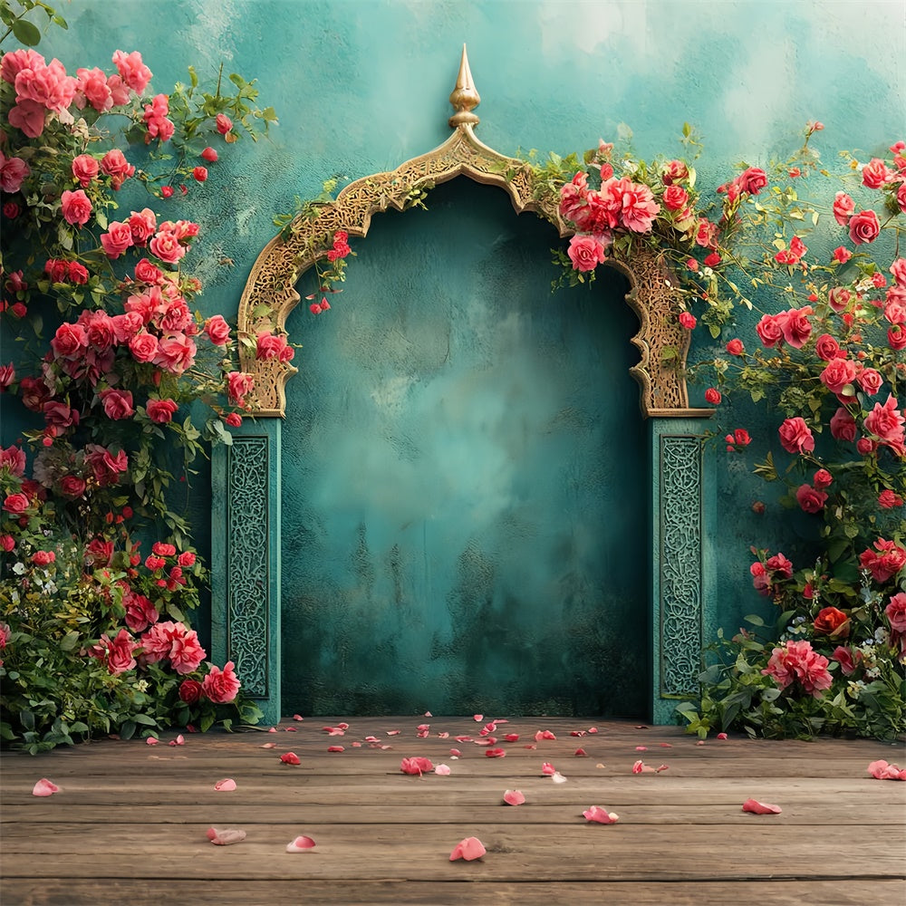 Fine Art Fotografie Backdrops Vintage Rose Archway Backdrop GTY-92