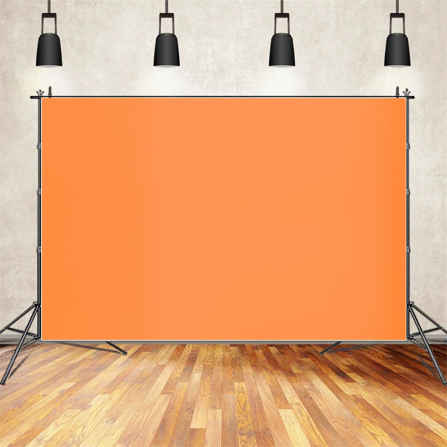 Orange Backdrop Fotoshooting Soft Apricot Glow Backdrop GTY2-169