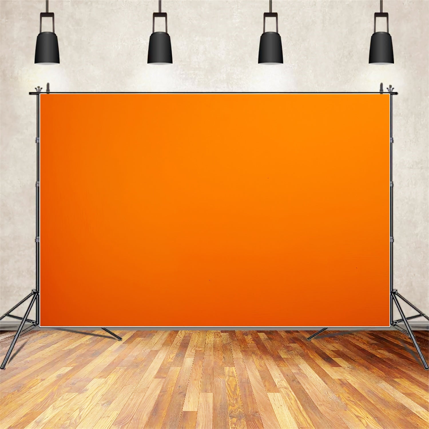Orange Backdrop Fotoshooting Helles Mandarin Hintergrund GTY2-170
