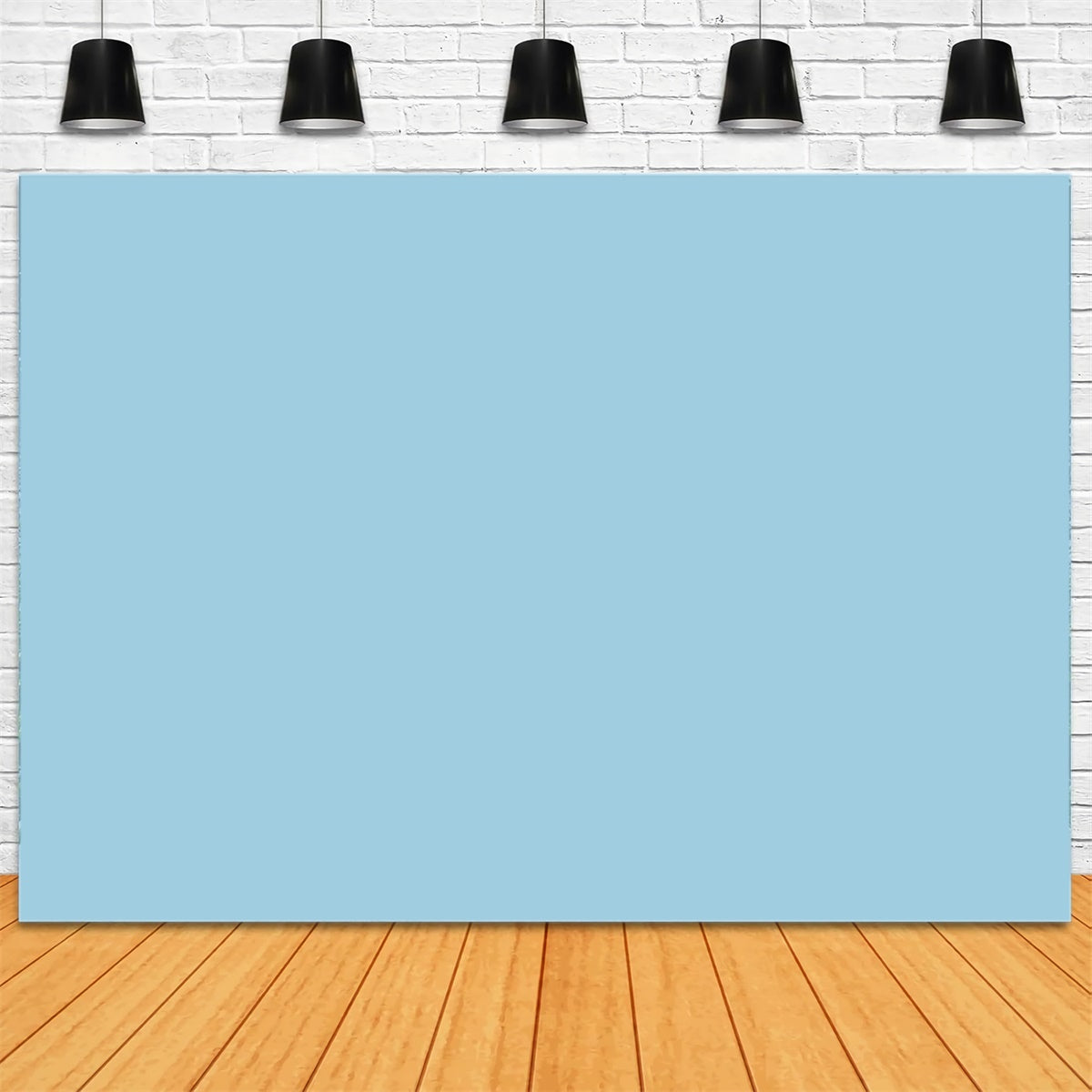 Hellblauer Fotohintergrund Weicher himmelblauer glatter Hintergrund GTY3-109