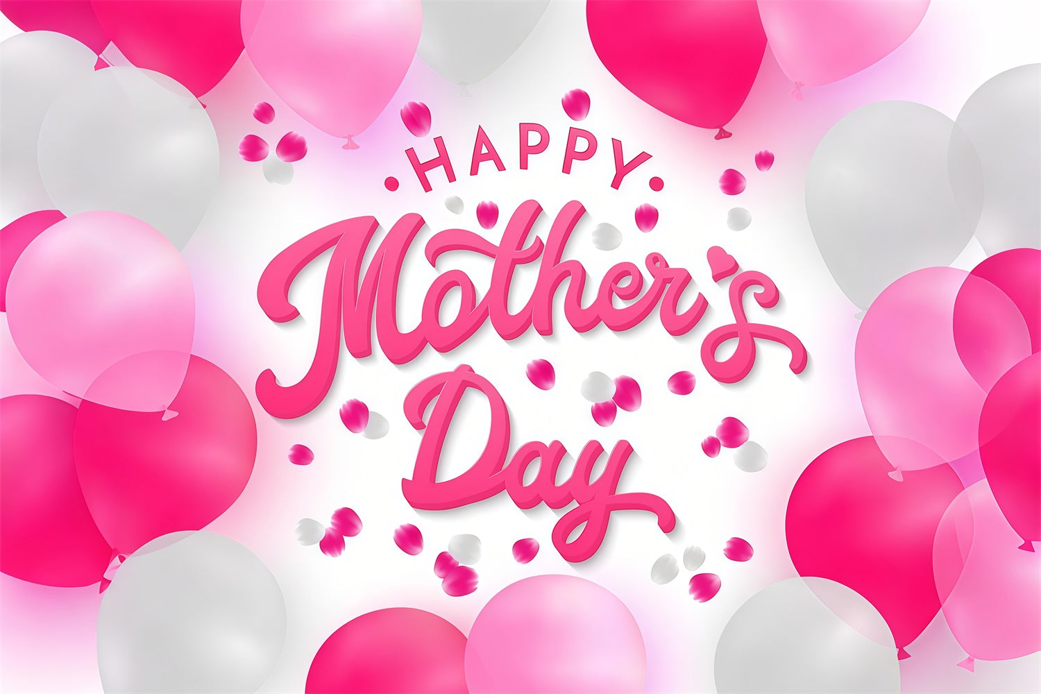 Muttertags-Hintergrundbild Personalisierbar Schwebende Luftballons CJJ3-190