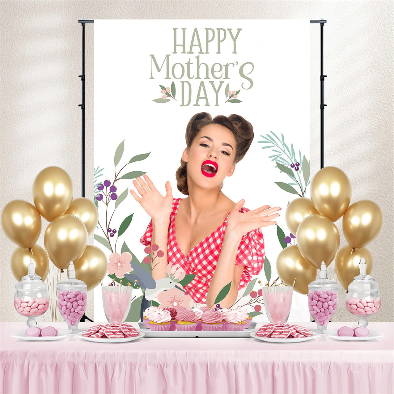 Muttertags-Hintergrundbild Personalisierbar Zeitlose Schönheit GTY3-214