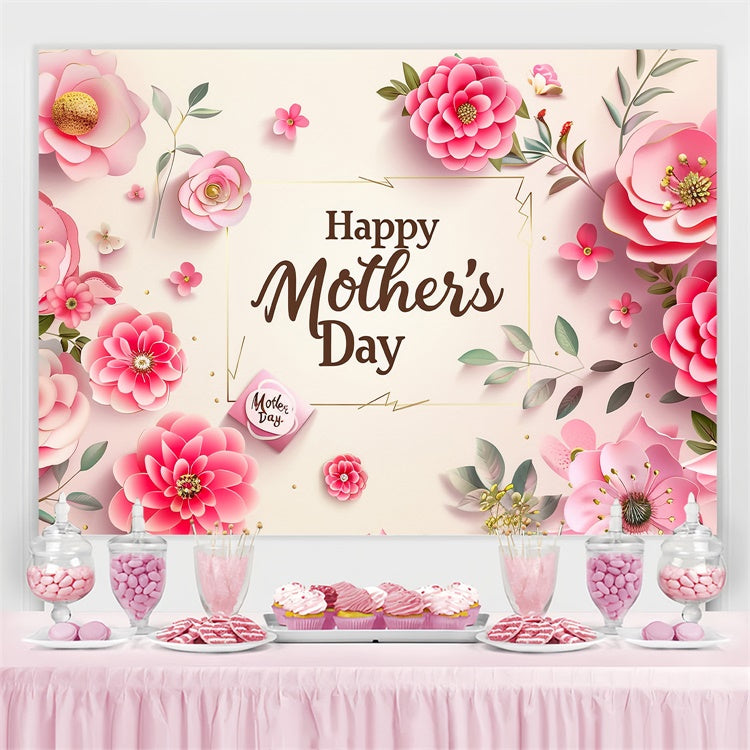 Backdrop für Muttertag Enchanting Flower Frame Custom Backdrop GTY3-216