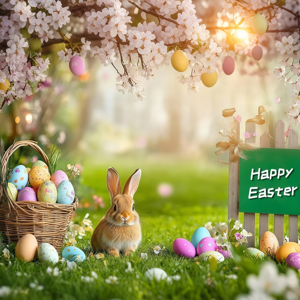 Ostern Fotokulisse Pastell Ei Kirschblüte Kulisse GTY3-242