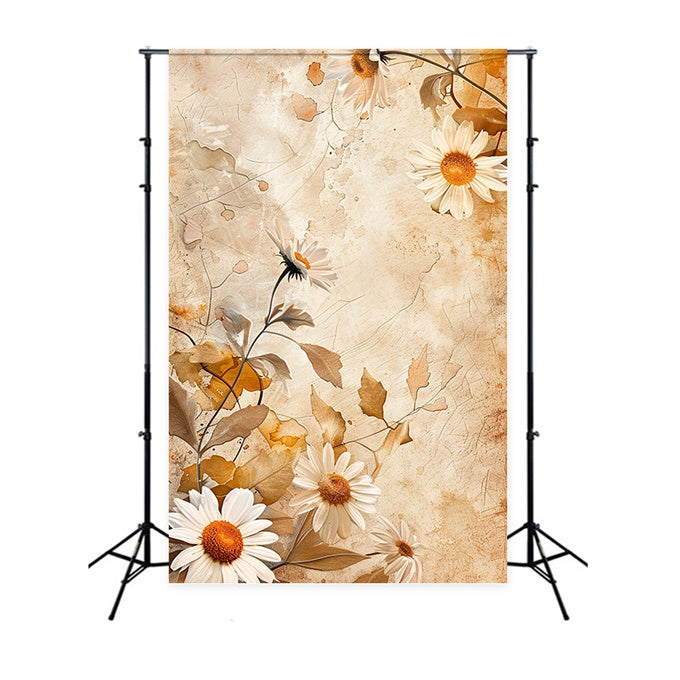 Professioneller Headshot-Hintergrund Rustikaler Daisy Bloom-Hintergrund GTY3-350