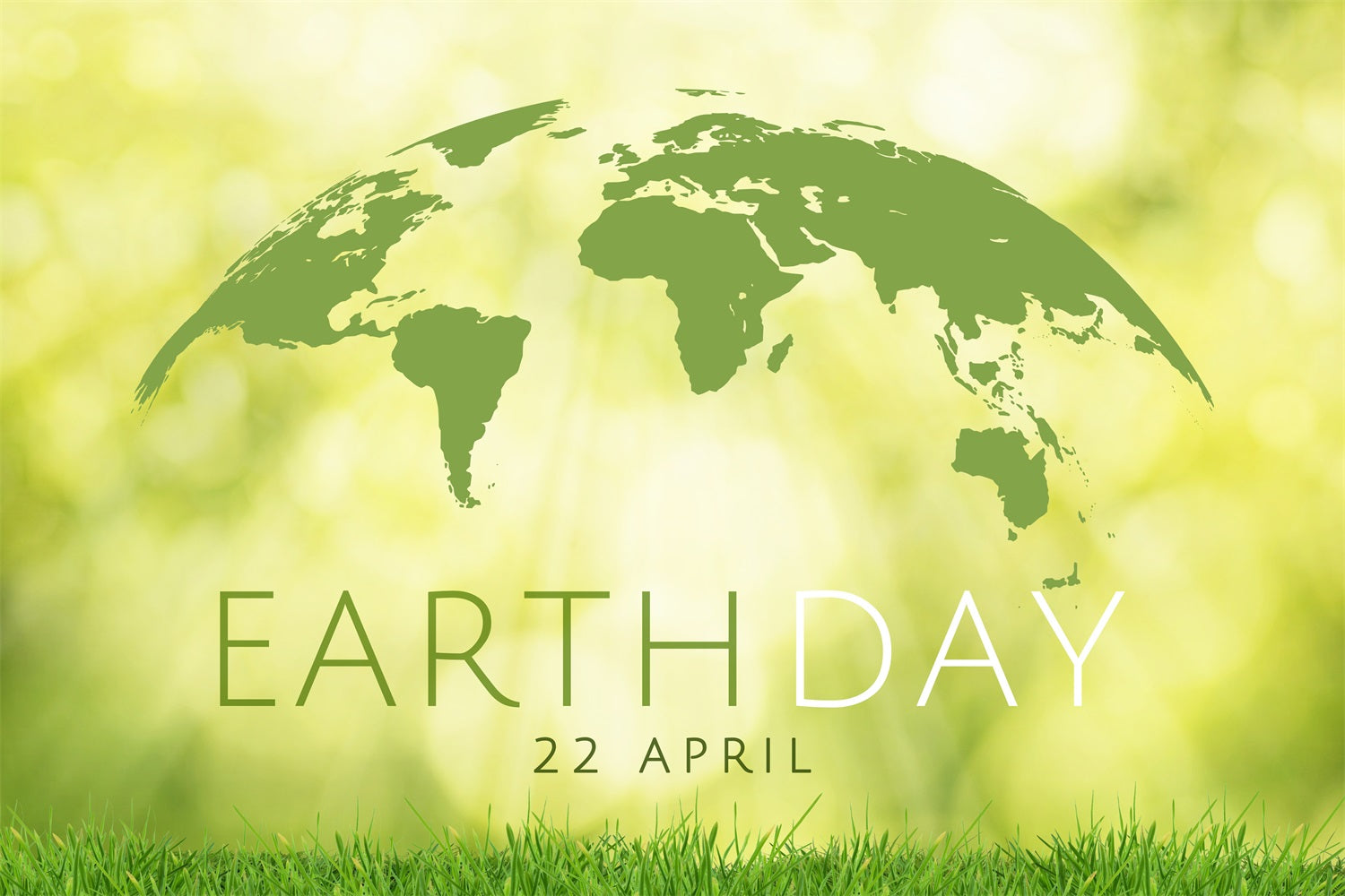 Happy Earth Day Backdrop Earth Day 22. April Veranstaltungshintergrund GTY3-52