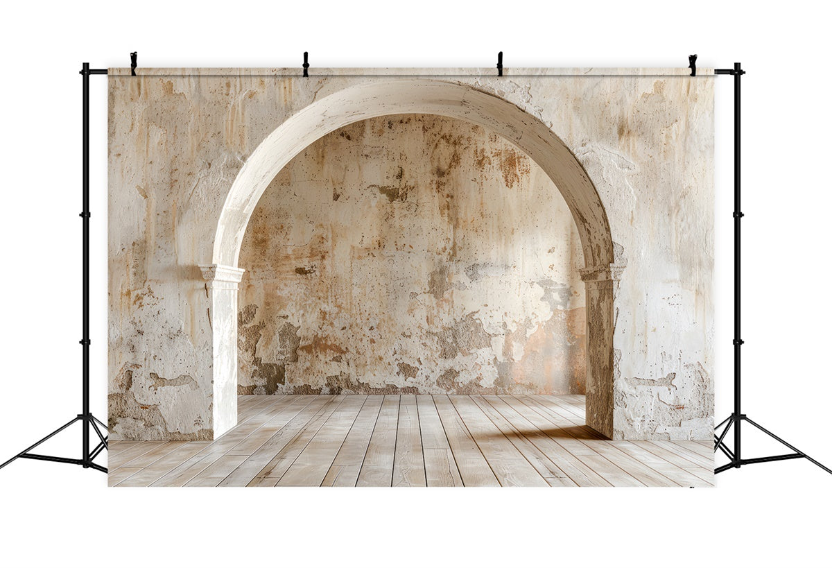 Haustierfotografie Backdrops Alte Mauer Rustikaler Bogen Backdrop LXX1-256