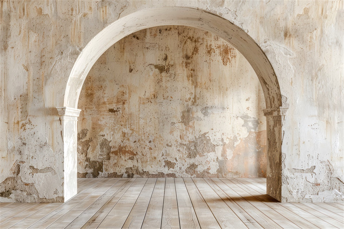 Haustierfotografie Backdrops Alte Mauer Rustikaler Bogen Backdrop LXX1-256