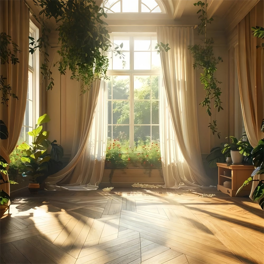 Haustierfotografie Hintergrund Sonnenlicht Fenster Szene Hintergrund LXX1-278