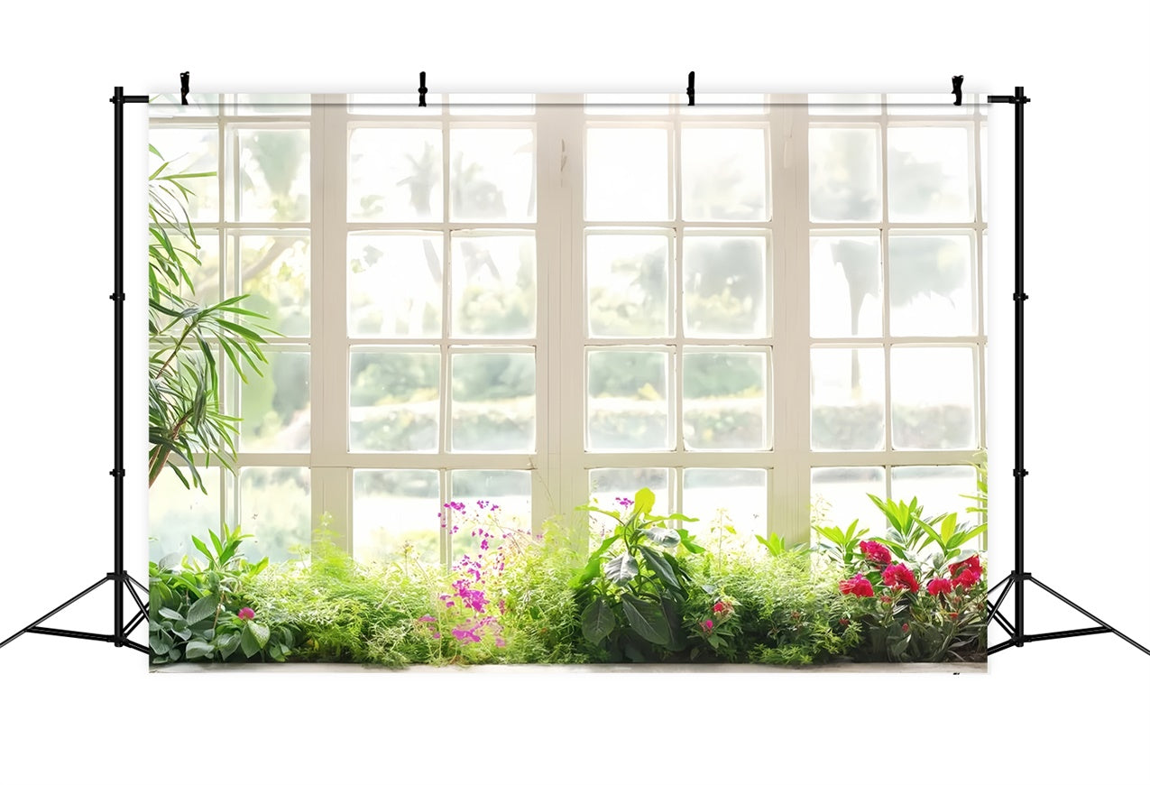 Fotohintergrund für Haustiere Botanische Blüten Fenster Fotohintergrund LXX1-282