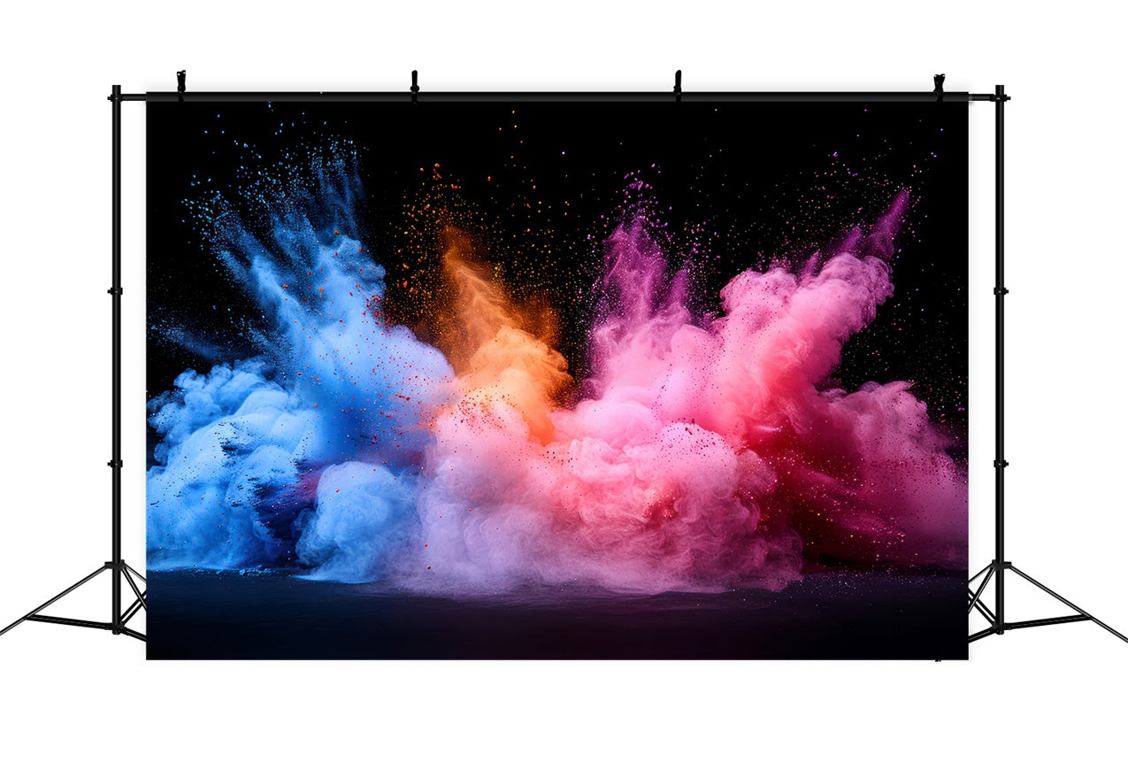 Haustier-Fotografie-Hintergrundkulisse Dynamische Explosion Lebendige Farben Hintergrund LXX1-288