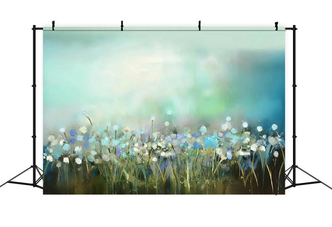 Hintergrund Haustier Wildblumen Wiese Fotografie Hintergrund LXX1-299