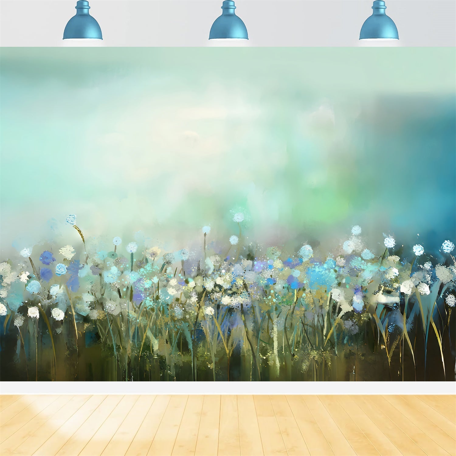 Hintergrund Haustier Wildblumen Wiese Fotografie Hintergrund LXX1-299