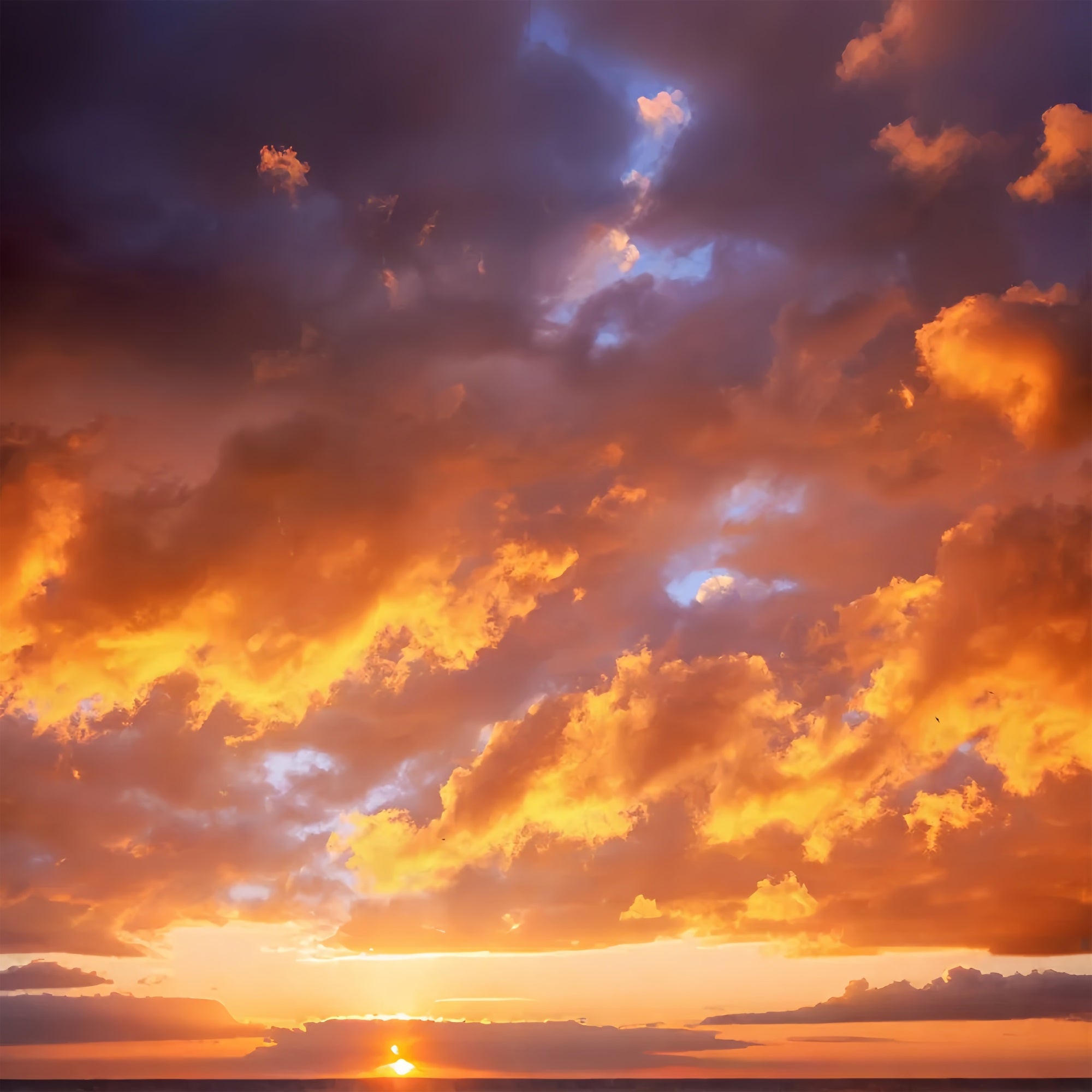 Wolken Fotohintergrund Fotografie Strahlender Goldener Himmel Hintergrund LXX1-324
