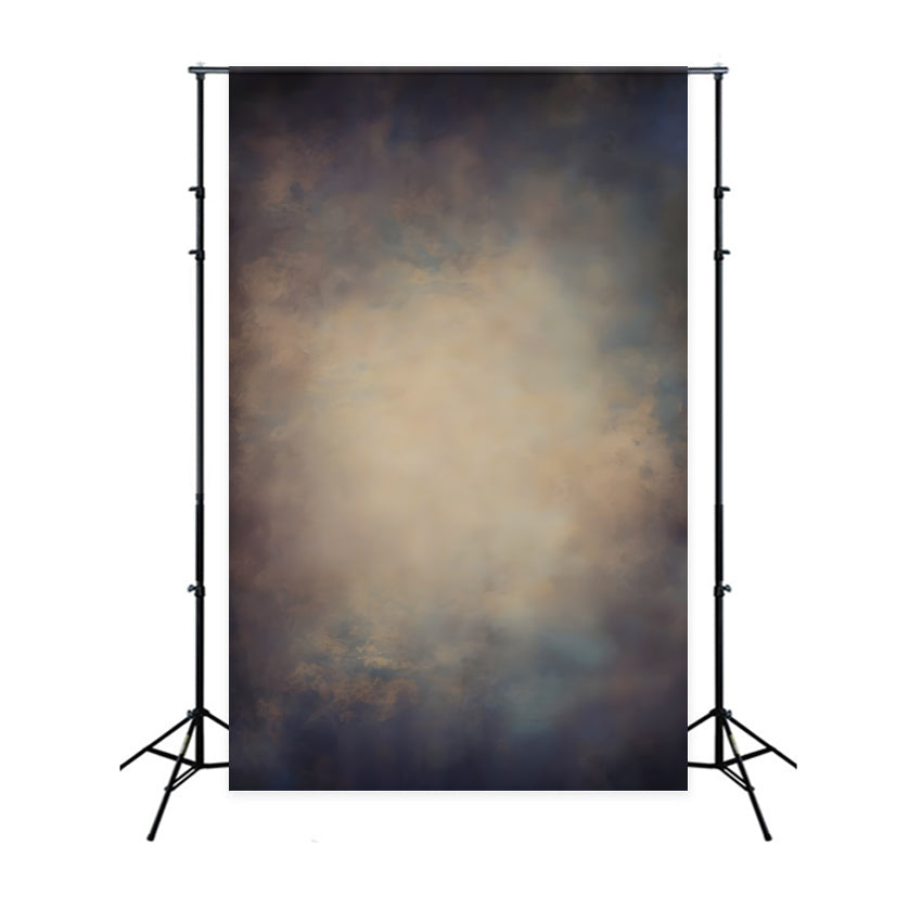 Abstrakte blaue Hintergrundkulisse Moody Deep Foggy Backdrop LXX1-405