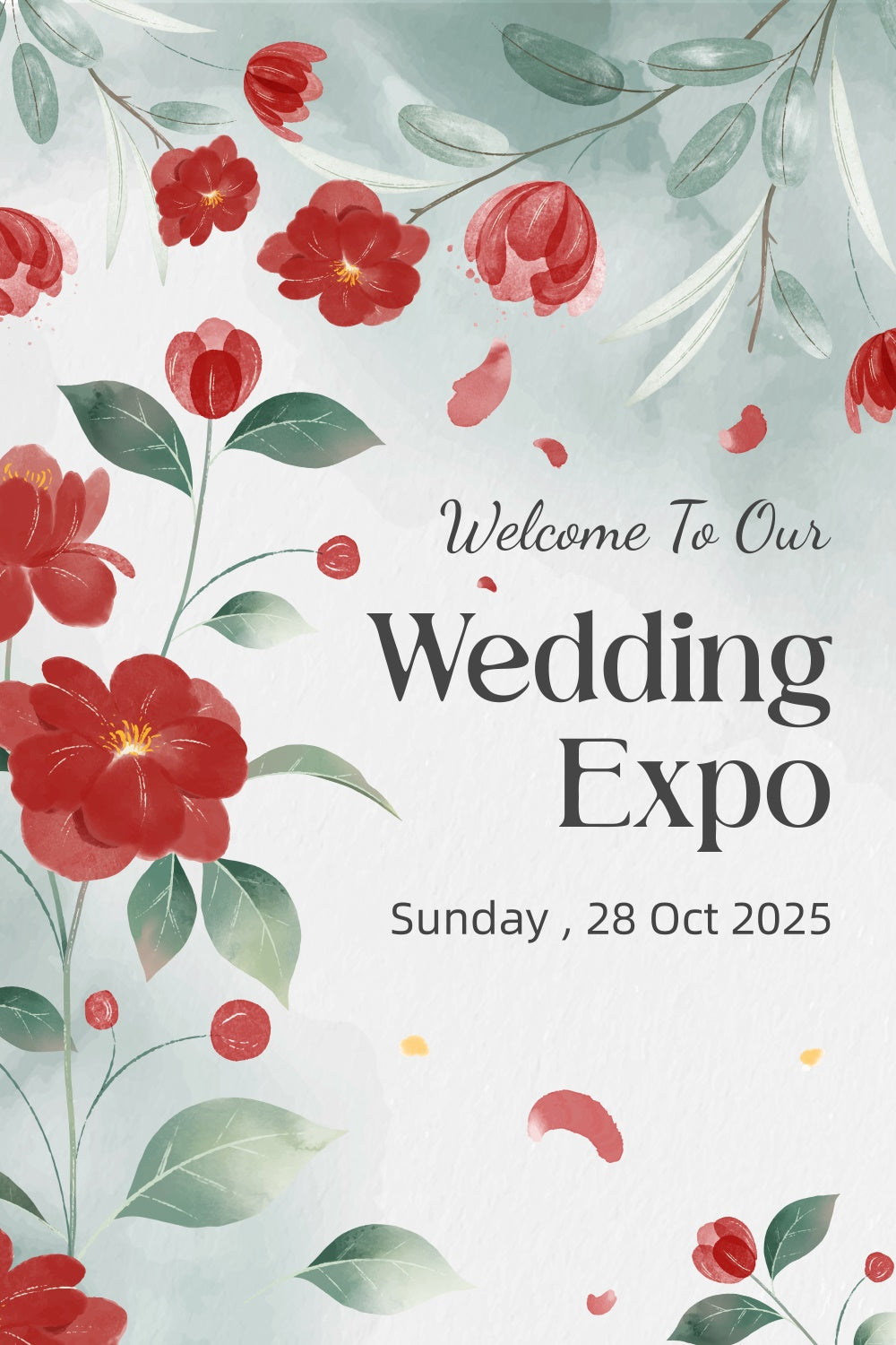 Custom Backdrop Hochzeit Romantische Blumen Hochzeit Expo Backdrop LXX2-169