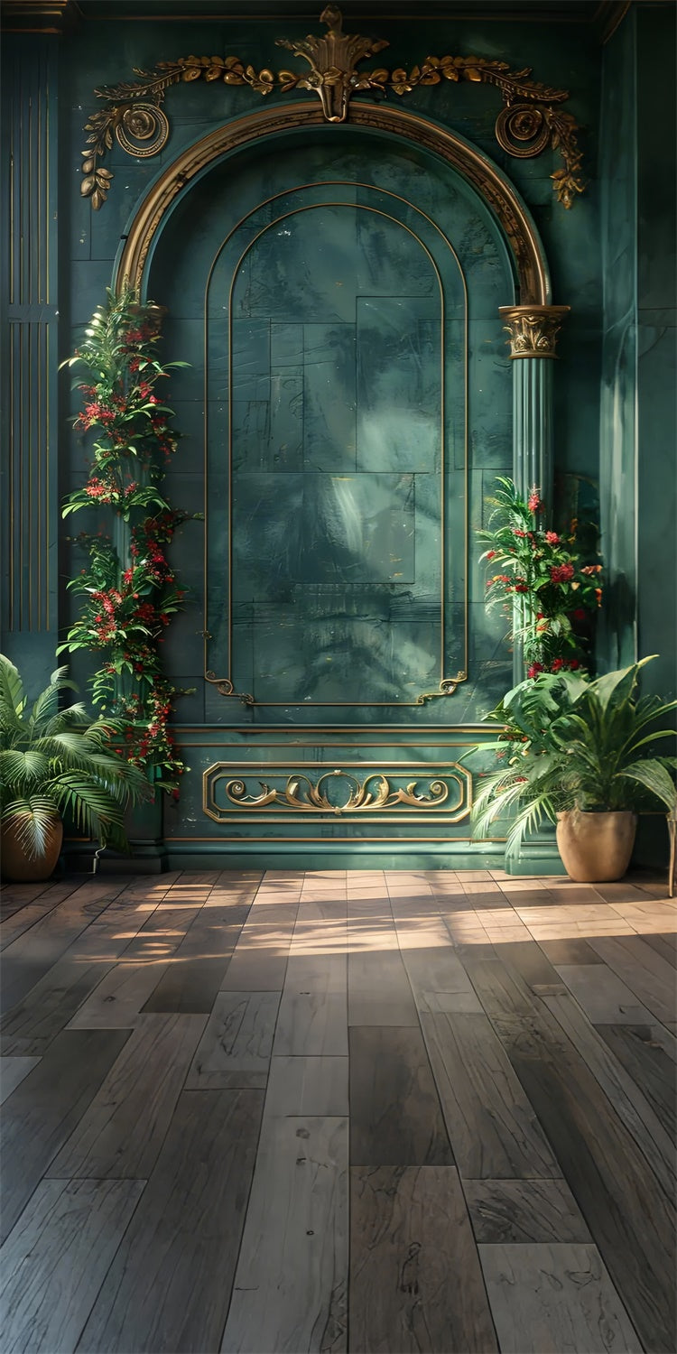 Muttertag Backdrop Gothic Eleganz Blumenbogen Sweep Backdrop LXX2-280