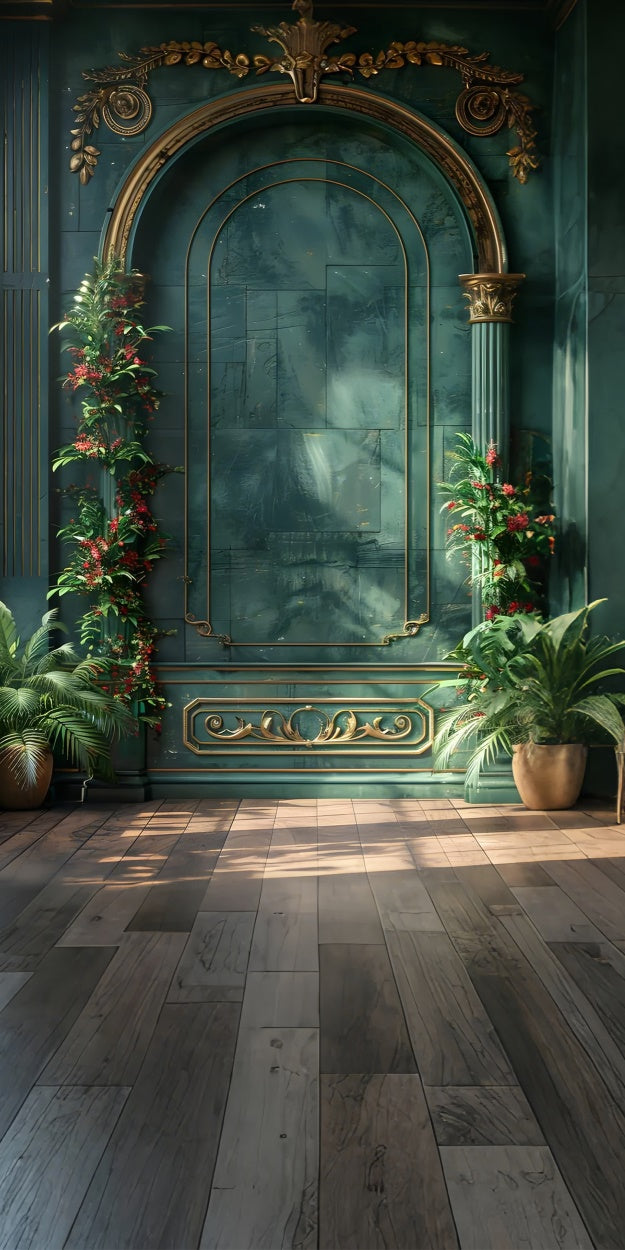 Muttertag Backdrop Gothic Eleganz Blumenbogen Sweep Backdrop LXX2-280