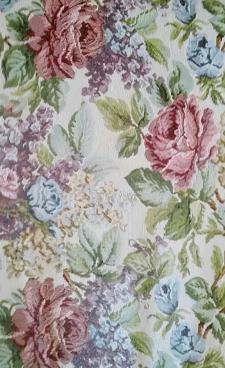 Florale Fotohintergründe Schicke bestickte Rose Sweep Backdrop LXX2-292