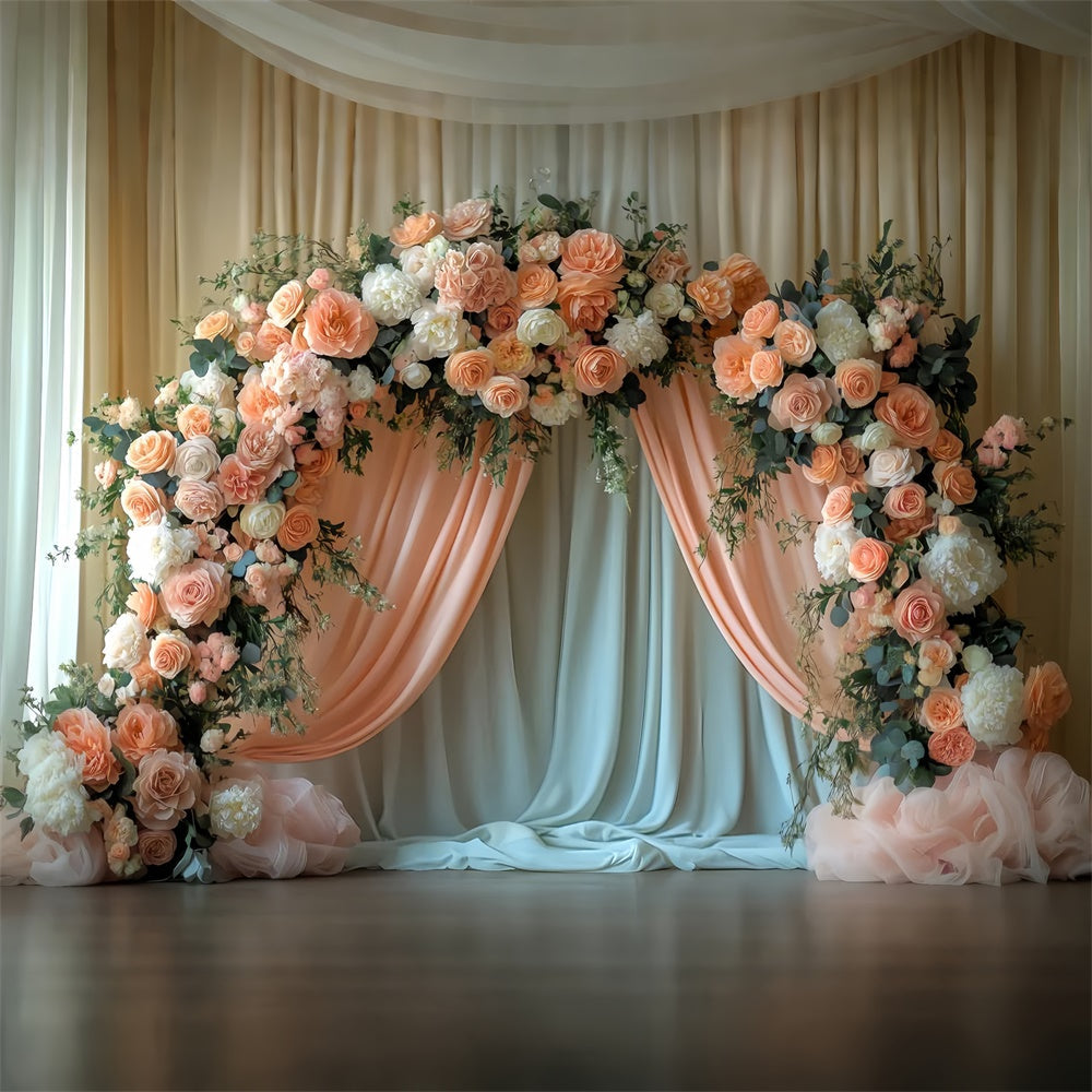 Frühlings-Hintergrundbilder Verträumtes Blumenarrangement Bogenhintergrund LXX2-44