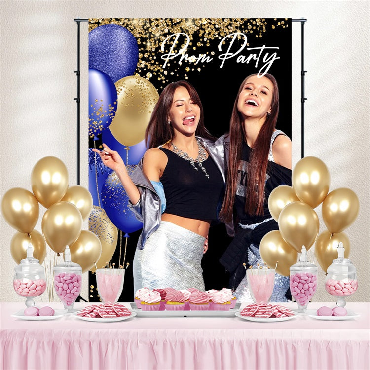 Abschlussball-Hintergrund Glitzernde Ballons Abschlussfeier Individueller Hintergrund LXX3-165