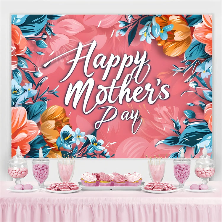 Hintergrund für den Muttertag Lebendige festliche florale benutzerdefinierte Hintergrund LXX3-55