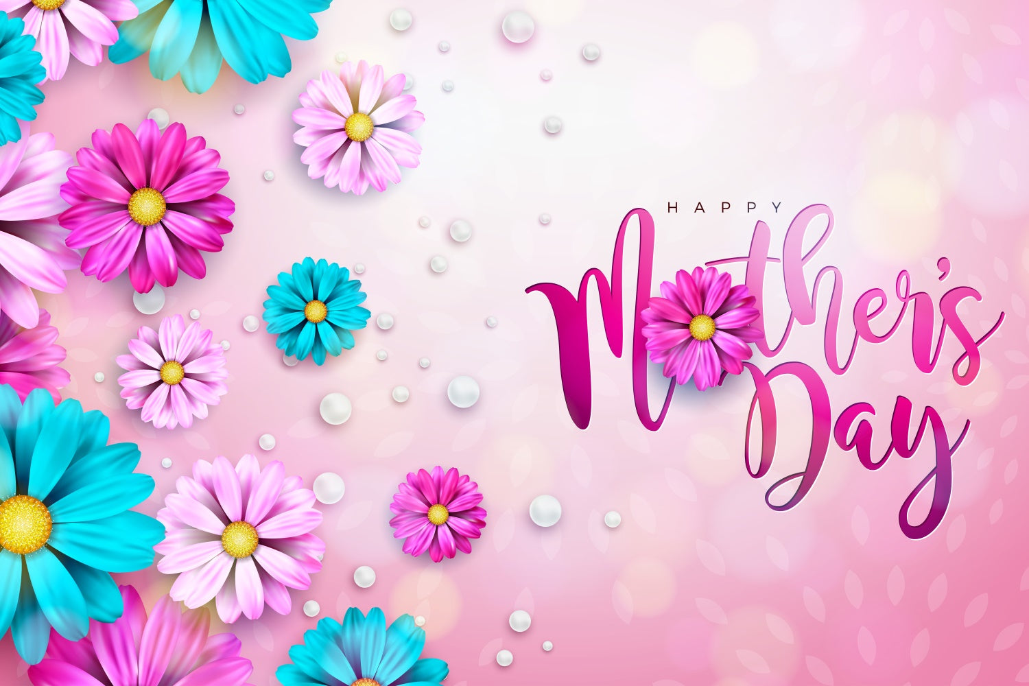 Muttertags-Hintergrund Elegantes Blumen-Hintergrundbild mit Farbverlauf LXX3-67