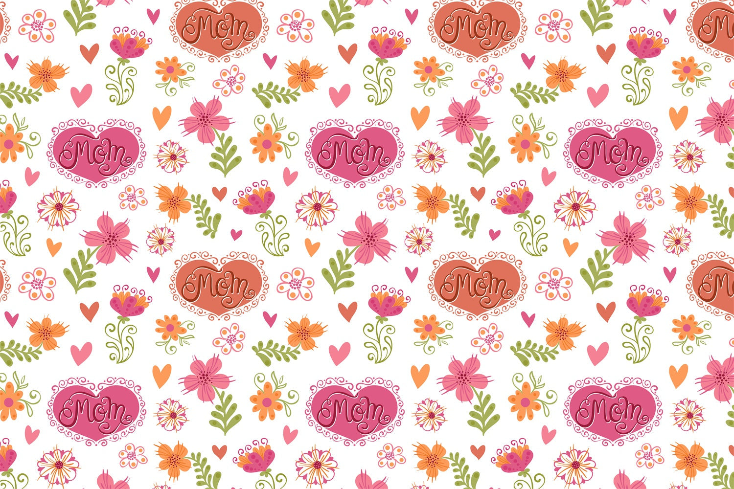 Hintergrundbilder für Muttertag Niedliche Herzblüte Personalisierte Hintergrundbilder LXX3-78