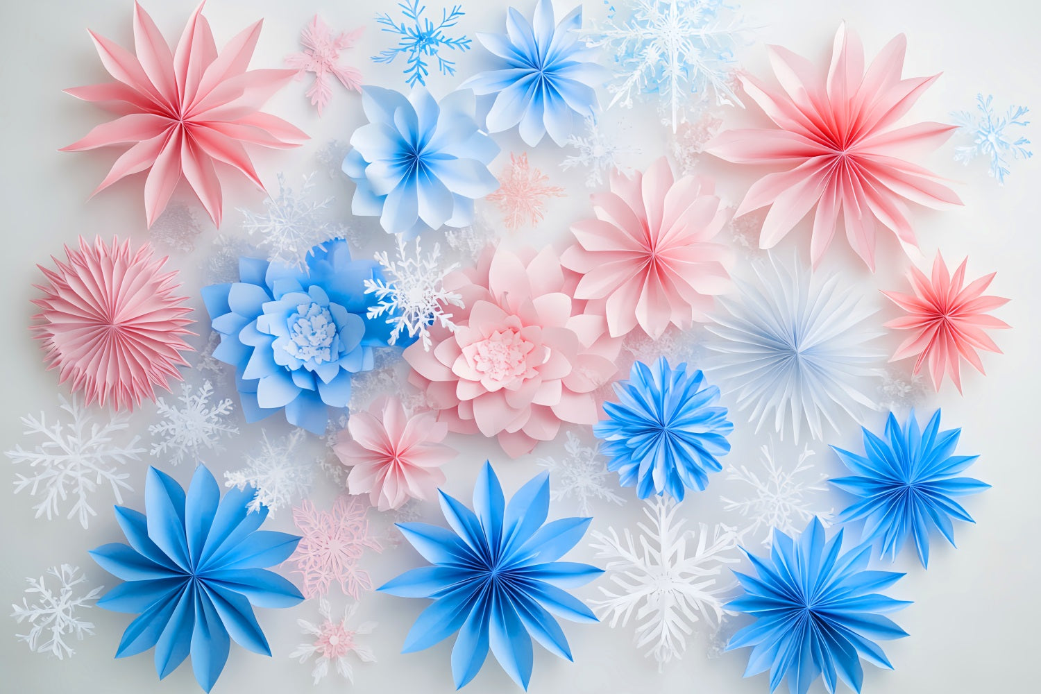 Winterfotografie-Hintergründe Mattiertes Papier Blumendream Winterhintergrund LXX510-97