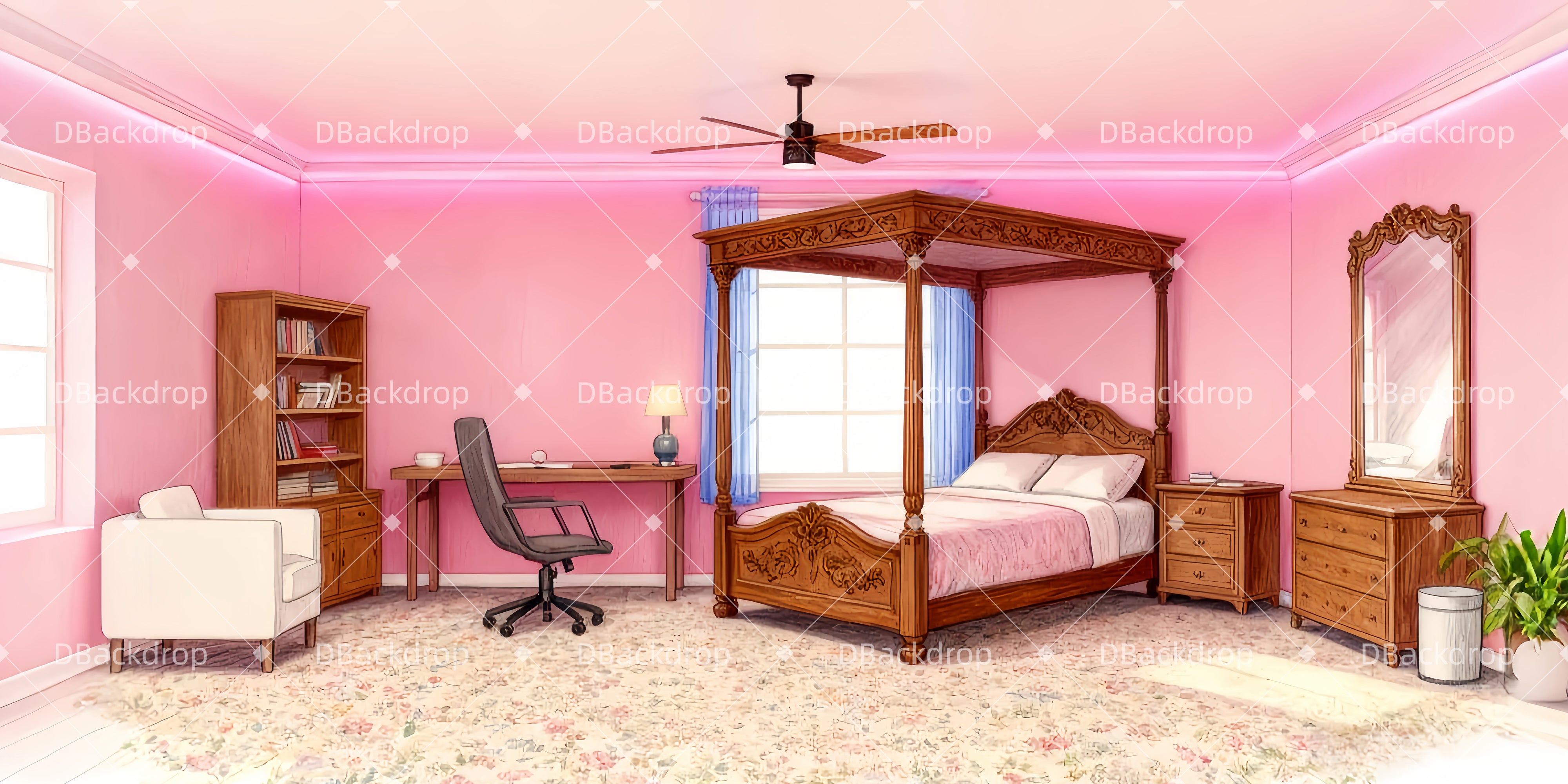 Vorhang Theaterbühne Tracys Schlafzimmer Theatervorhang stoff LXX510-T29