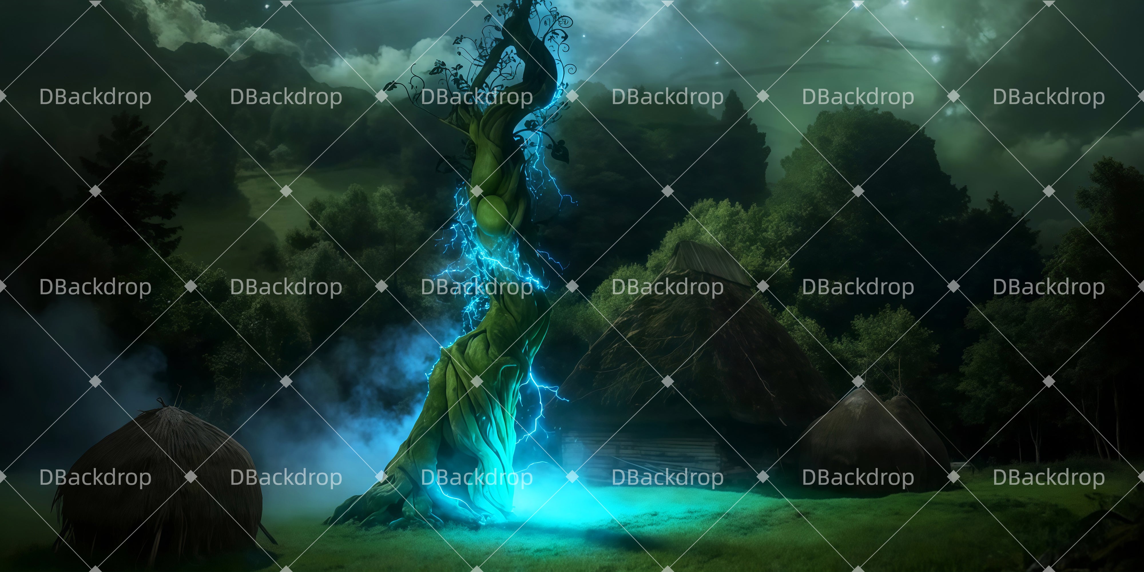 Bühne Theatervorhang Zauberbohne Theatervorhang samt LXX510-T61