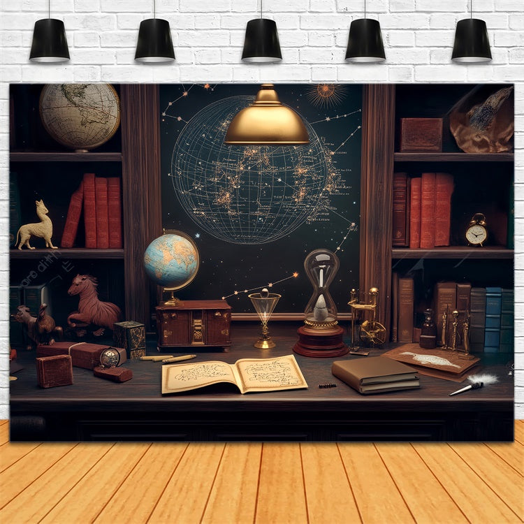 Back To School Backdrops Himmlischer Studienraum Backdrop LXX57-19