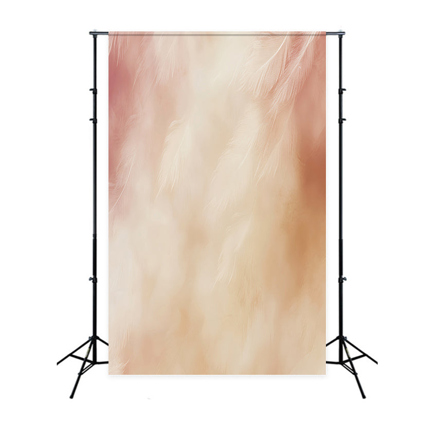 Fotoportrait Hintergrundkulisse Feather Blush Glow Hintergrundkulisse LXX57-253