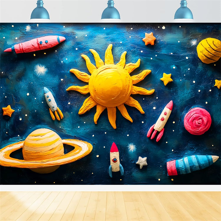 Back To School Fotokulisse Lehm Kunst Universum Kulisse LXX57-26