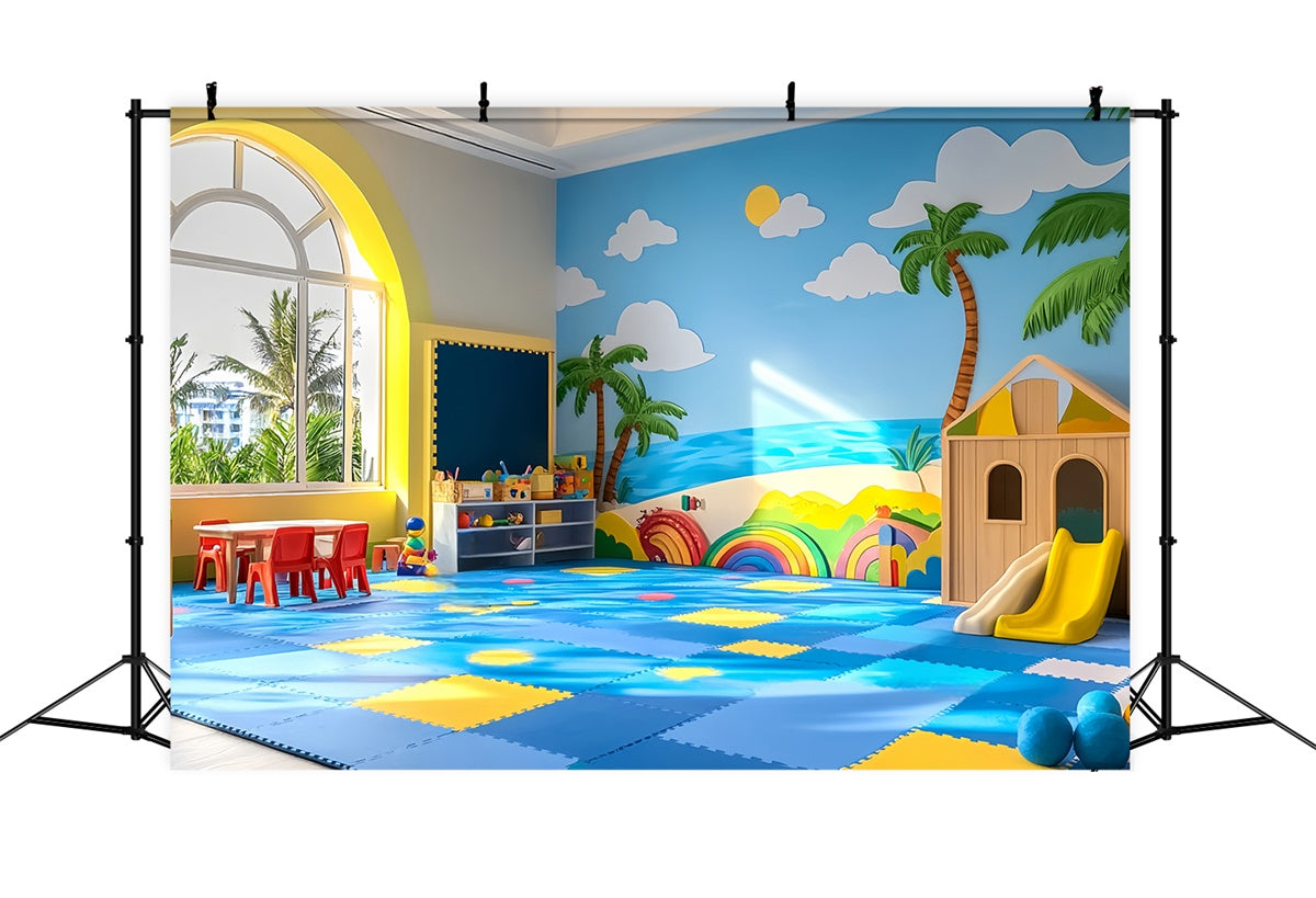 Klassenzimmer Backdrops Sommer Träume Lernen Backdrop LXX57-35