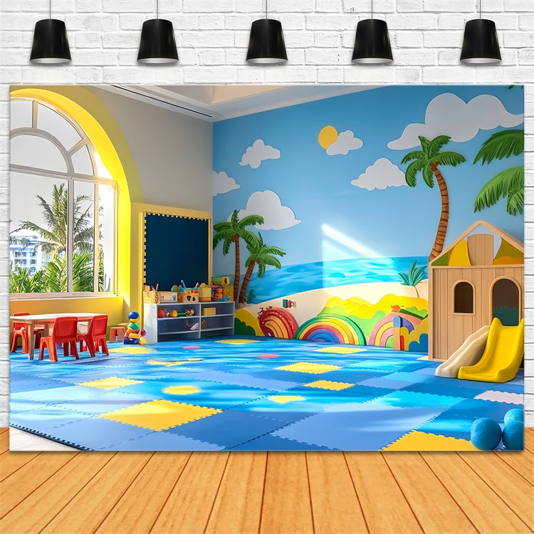 Klassenzimmer Backdrops Sommer Träume Lernen Backdrop LXX57-35