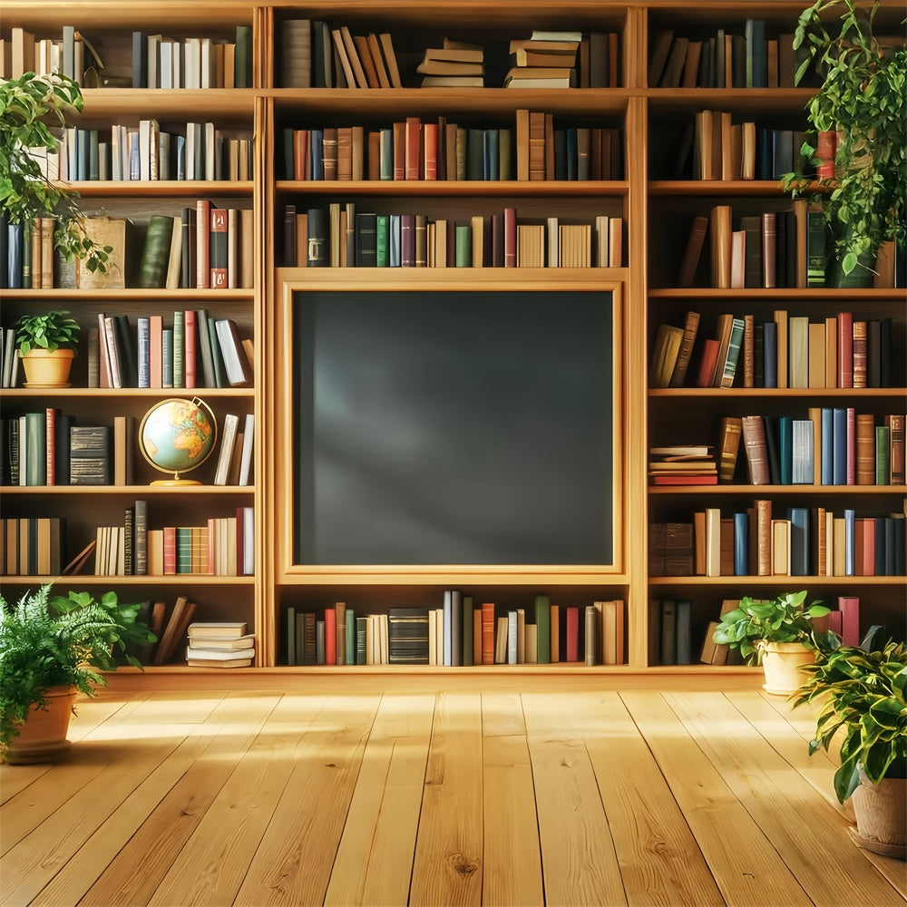 Schule Fotohintergrund Klassisches Buch Nook Hintergrund LXX57-41